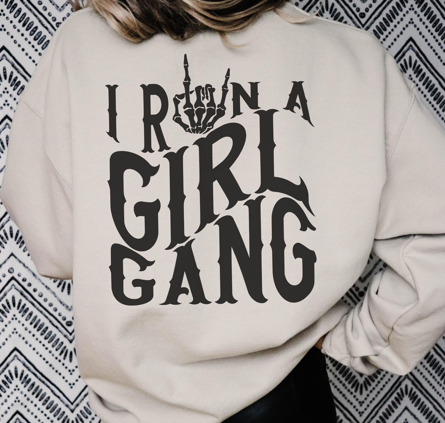 I Run a Girl Gang SVG PNG, Raising My Girl Gang svg, Girl Mom svg