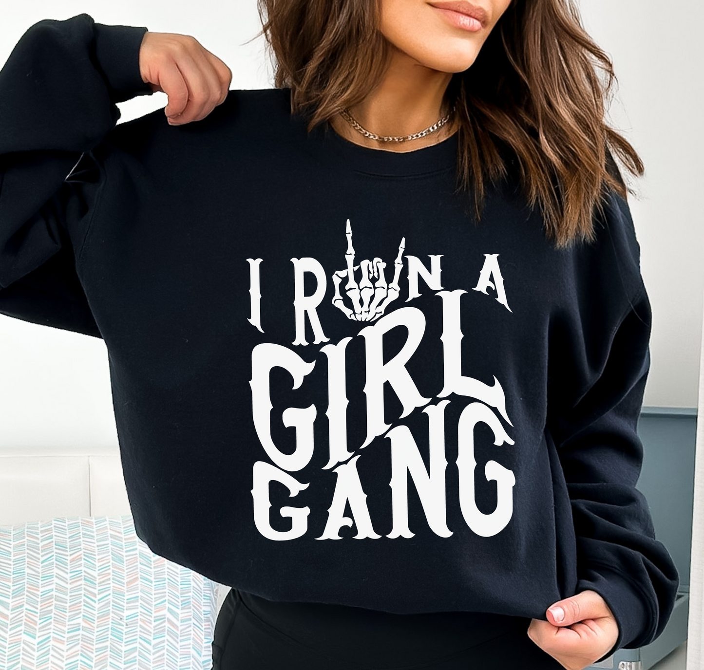 I Run a Girl Gang SVG PNG, Raising My Girl Gang svg, Girl Mom svg