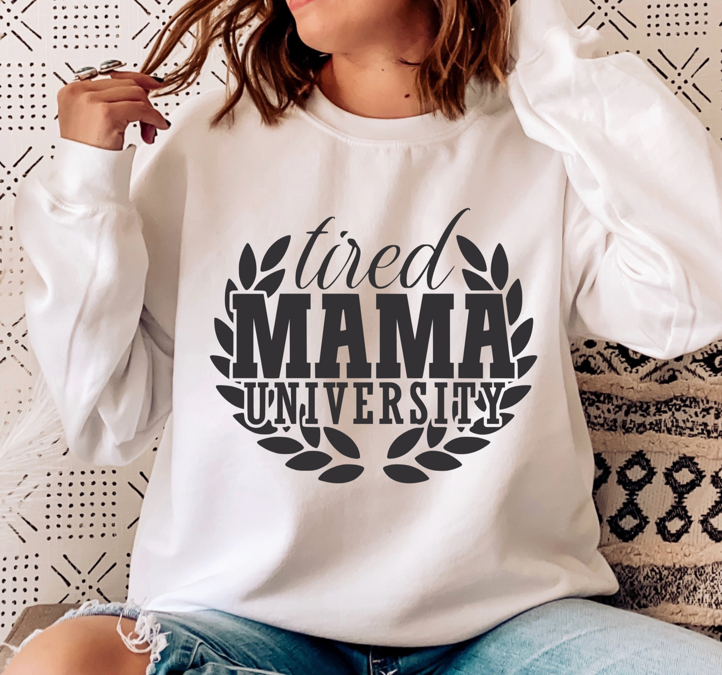 Tired Mama University SVG PNG, Mom svg, Mother's Day svg, Mama svg, Mama Varsity svg, Funny Mom svg
