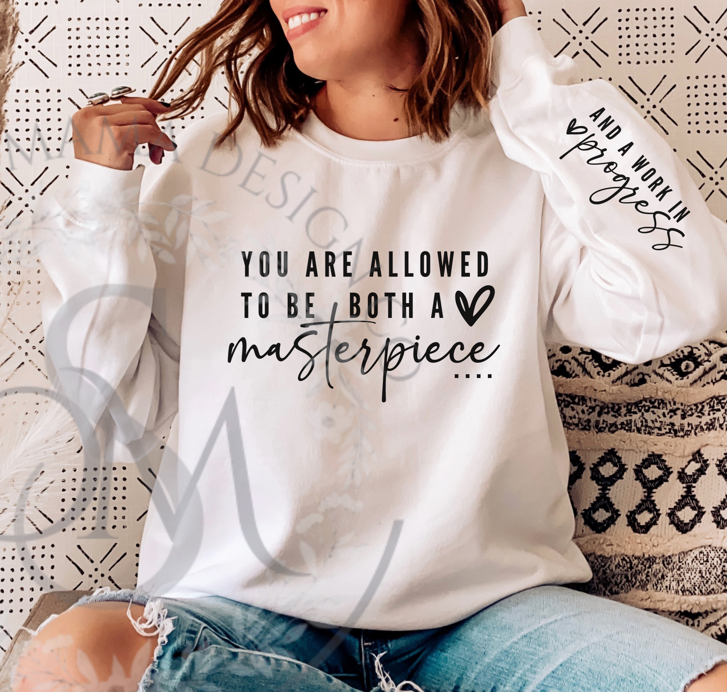 Masterpiece and Work in Progress SVG PNG, Inspirational svg, Mental Health svg