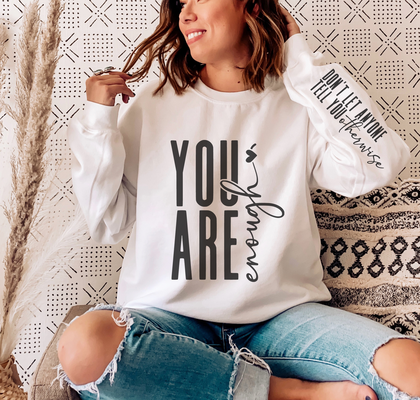 You Are Enough SVG PNG, Inspirational Svg, Positive Quote Svg, Positive Svg, Motivational Svg, Self Love Svg Png, Mental Health Svg