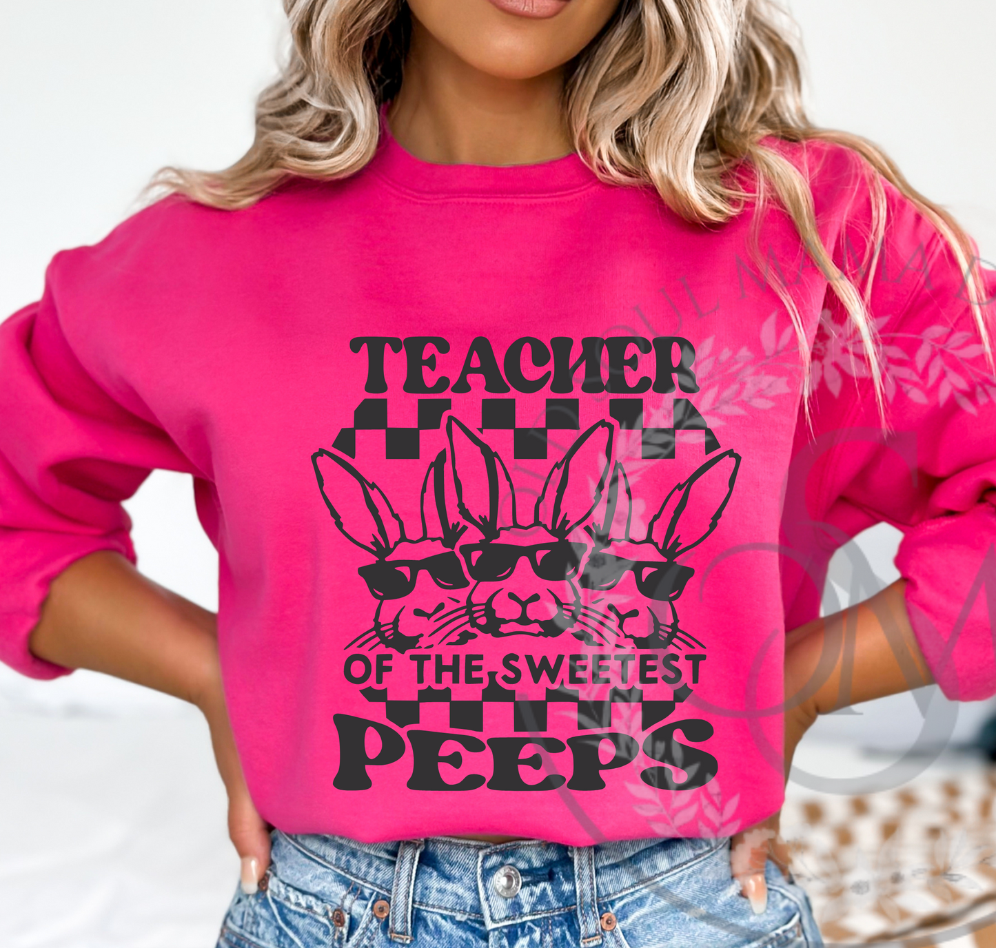 Teacher of the Sweetest Peeps SVG PNG, Easter svg, Teacher Easter svg, Easter Bunny svg, Easter Shirt, Cottontail Candy Co, Happy Easter svg