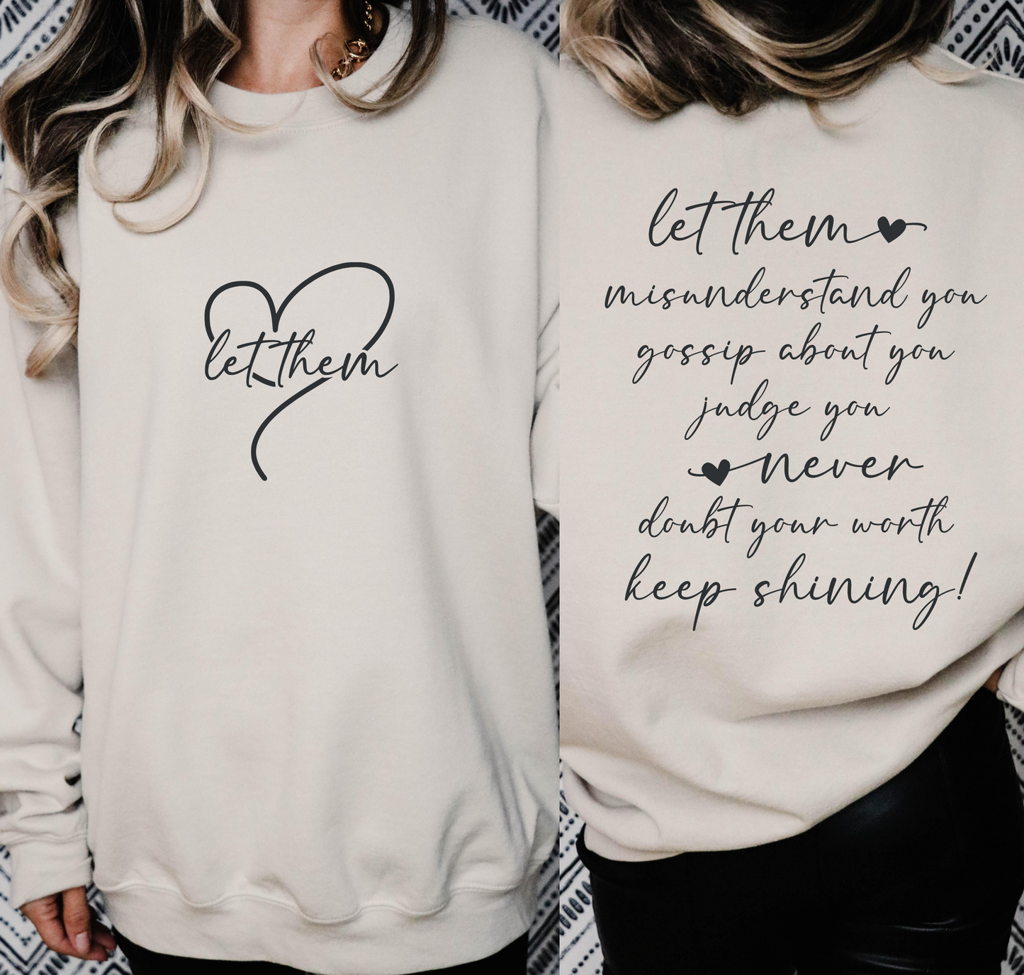 Let Them SVG, Keep Shining Svg, Inspirational Svg, Self Worth Svg