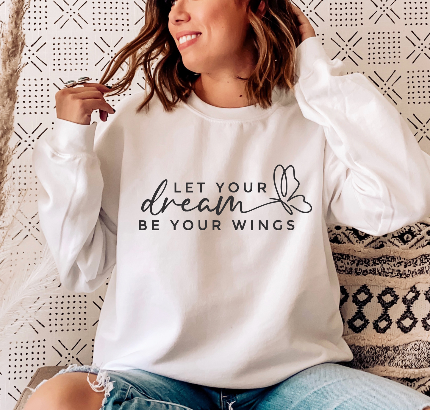 Let Your Dream Be Your Wings PNG, Inspirational svg