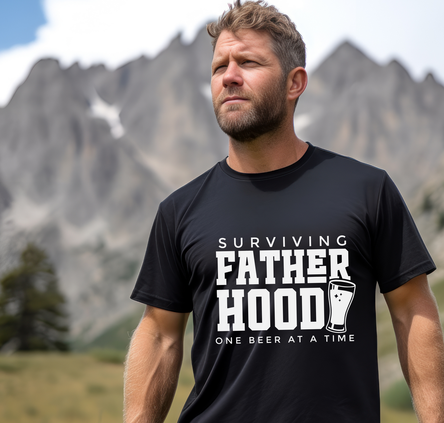 Surviving Fatherhood SVG PNG, Dad svg, Father's Day svg, Dad Shirt, Father Svg, Dad Quote Svg