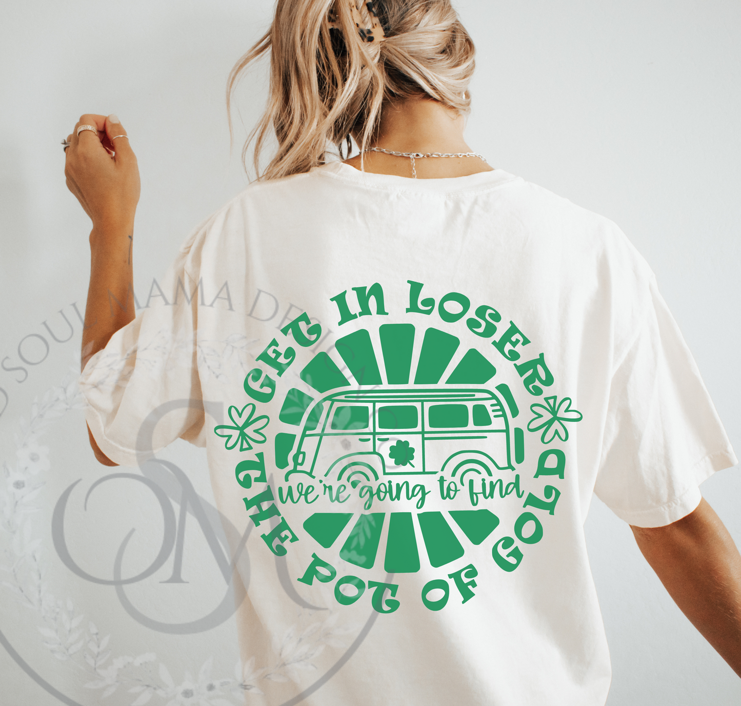 Retro St Patricks Day SVG PNG, St Patricks Day svg, Get in Loser svg