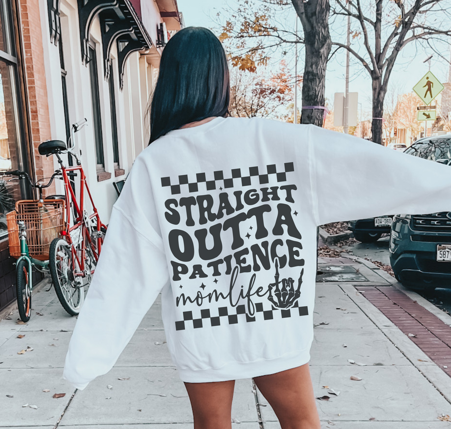 Straight Outta Patience SVG PNG, Mom svg, Funny Mom svg, Mother's Day svg, Mama svg