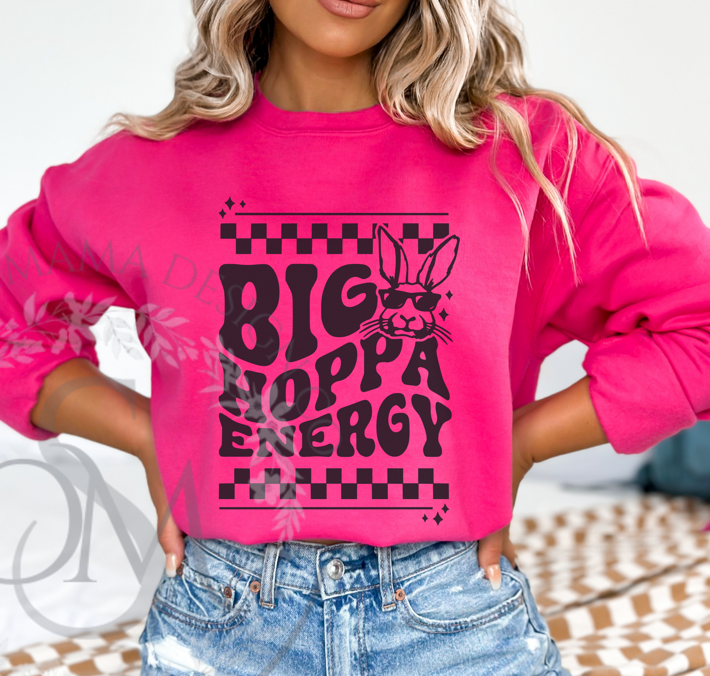 Big Hoppa SVG PNG, Easter svg, Trendy Easter svg, Easter Shirt Design