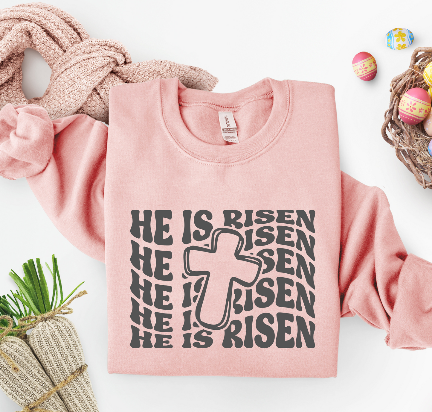 He is Risen Easter SVG PNG, True Story Svg, Religious Easter Svg