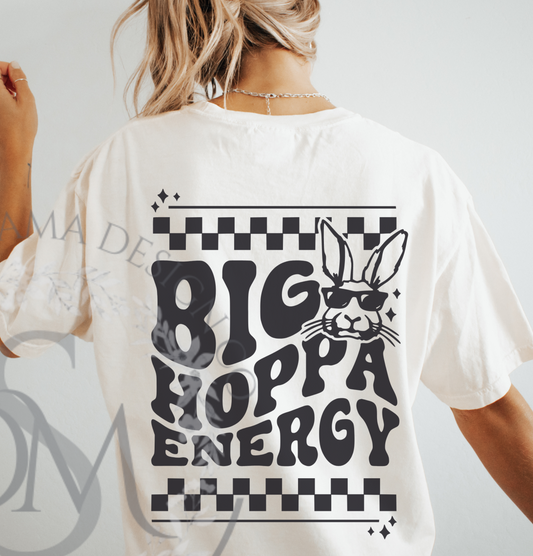 Big Hoppa SVG PNG, Easter svg, Trendy Easter svg, Easter Shirt Design